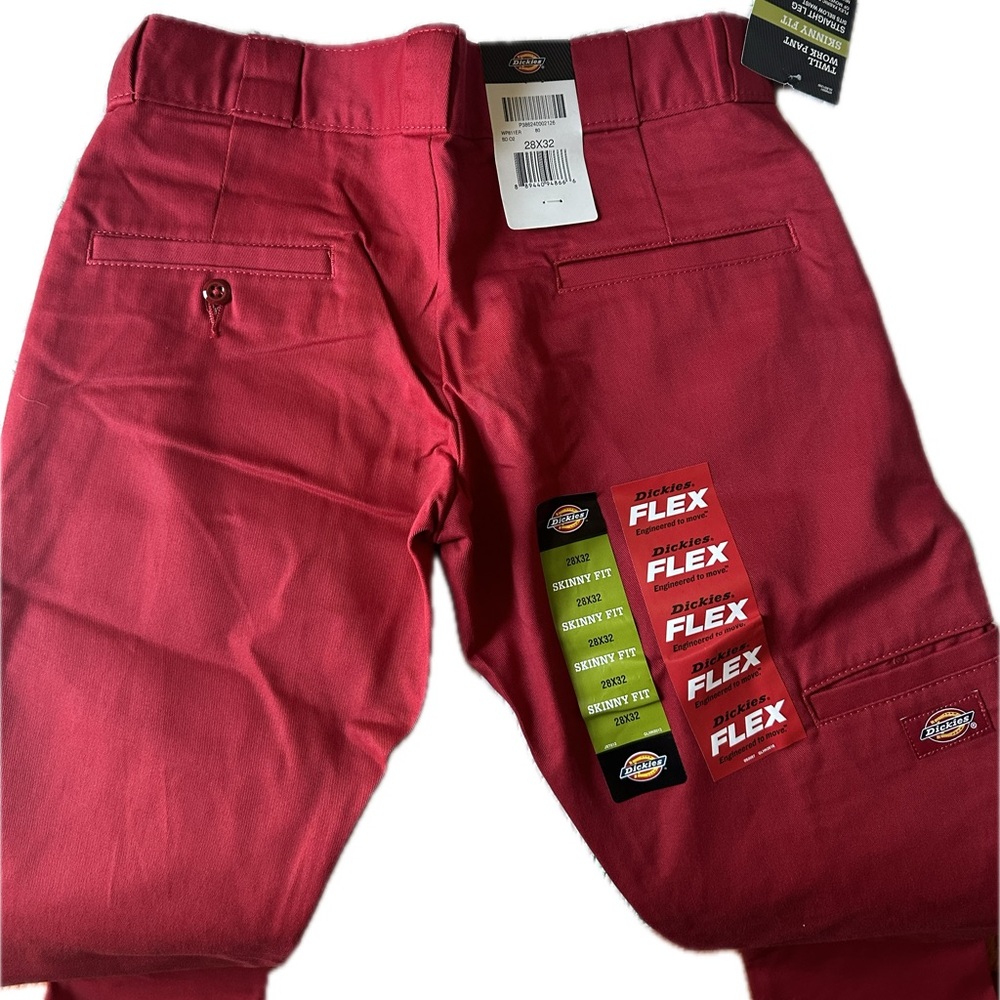 Dickies Men's Red Flex Pants